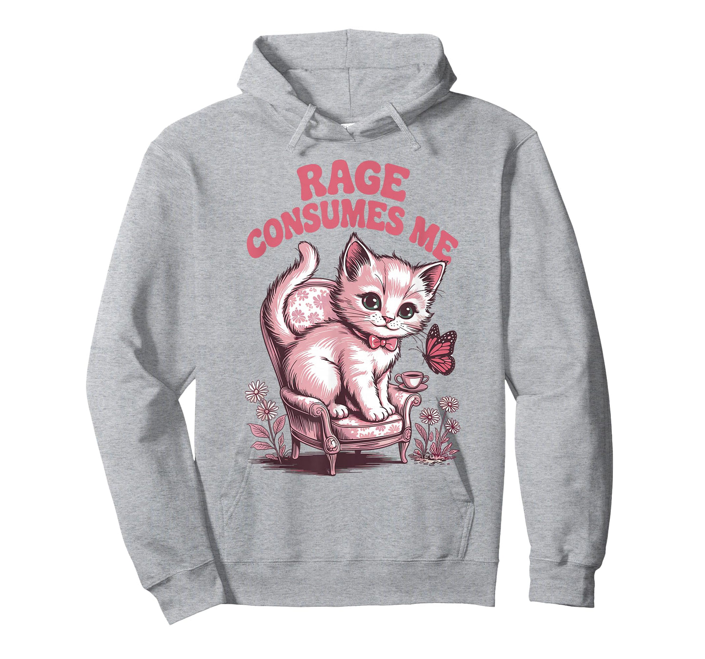 Rage Consumes Me Funny Cat Meme T-Shirt