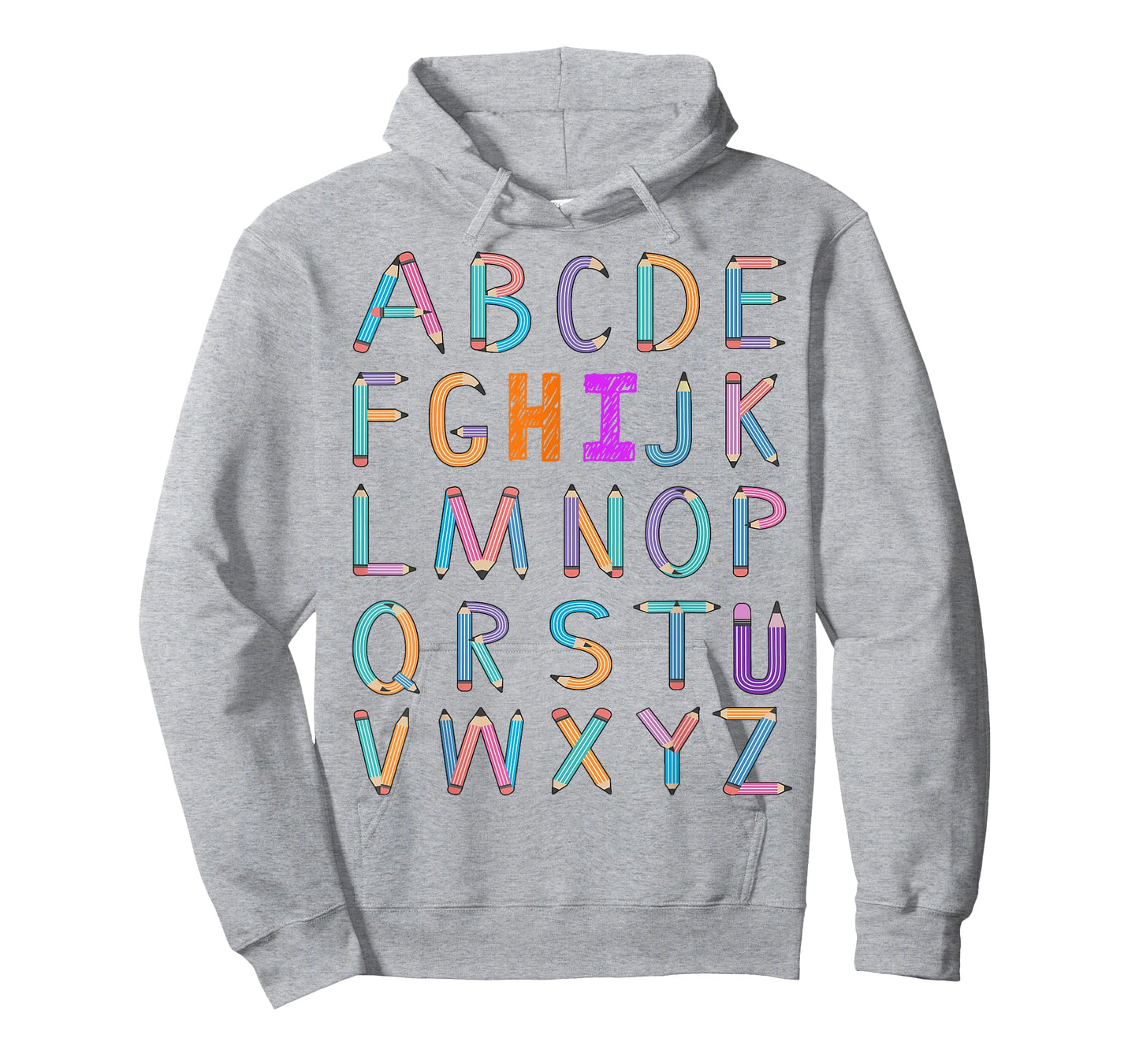 Back to School Kindergarten Alphabet ABC Teacher Women Kids T-Shirt