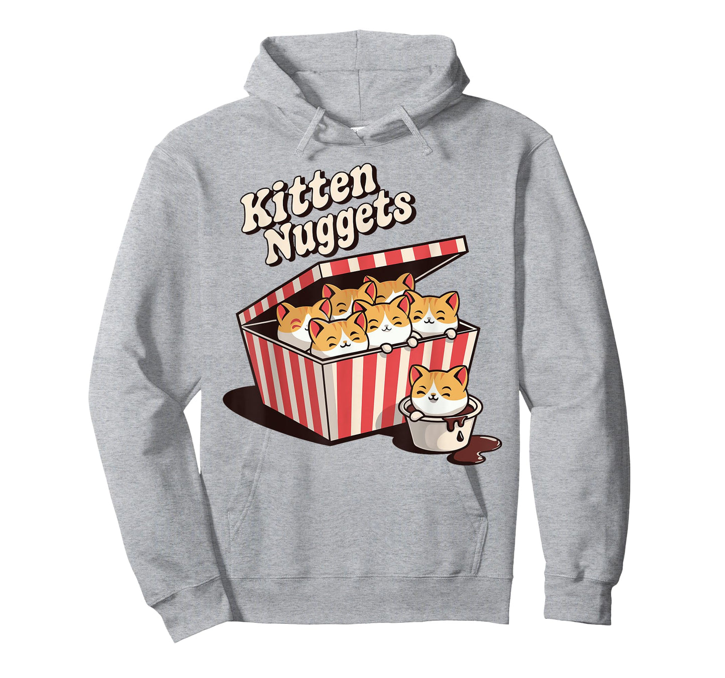 Kitten Nuggets cute Fast Food Pun Cat Owner Cat Lover kids T-Shirt