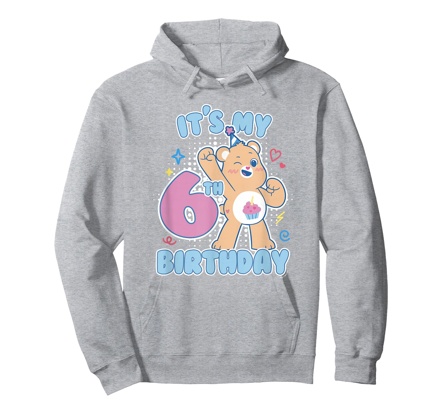Care Bears Birthday Bear It's My 6th Birthday Celebration T-Shirt