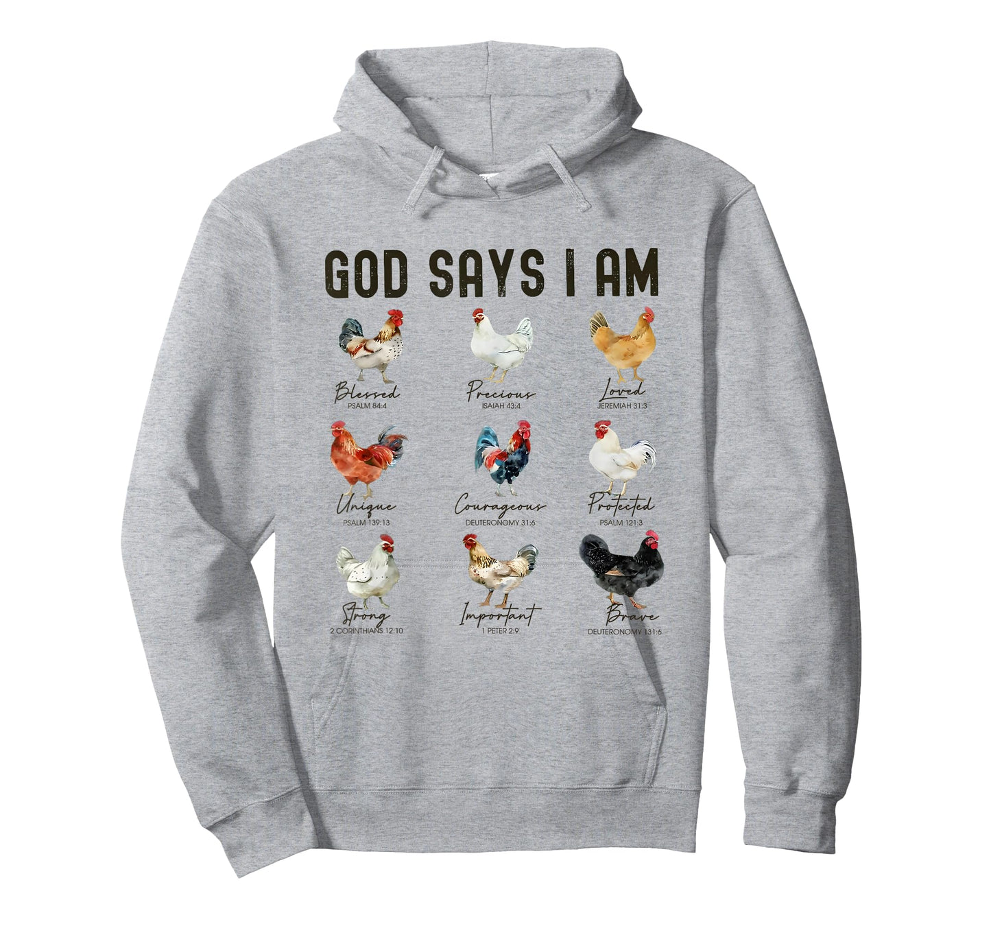 Cute Chicken Lover Farmhouse God Say I Am Chicken T-Shirt