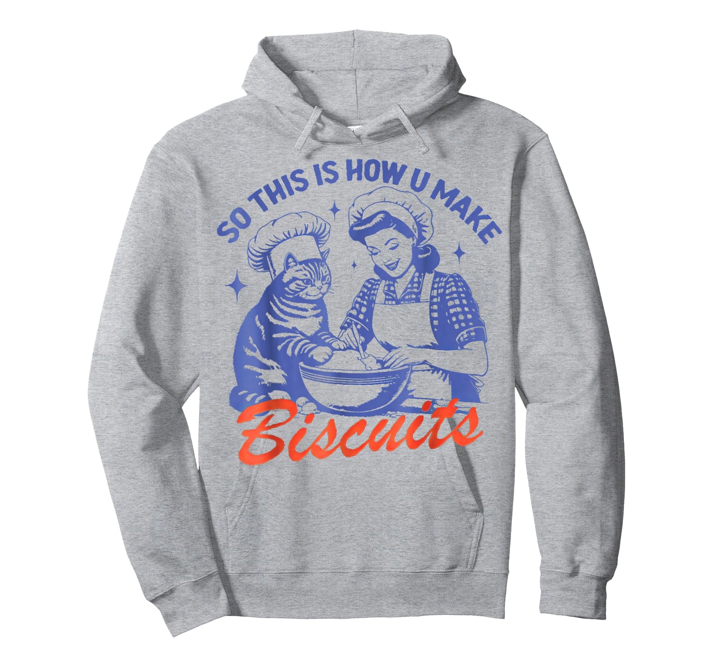 Retro Cat Biscuit So this is how u make biscuits Men Women Kids T-Shirt