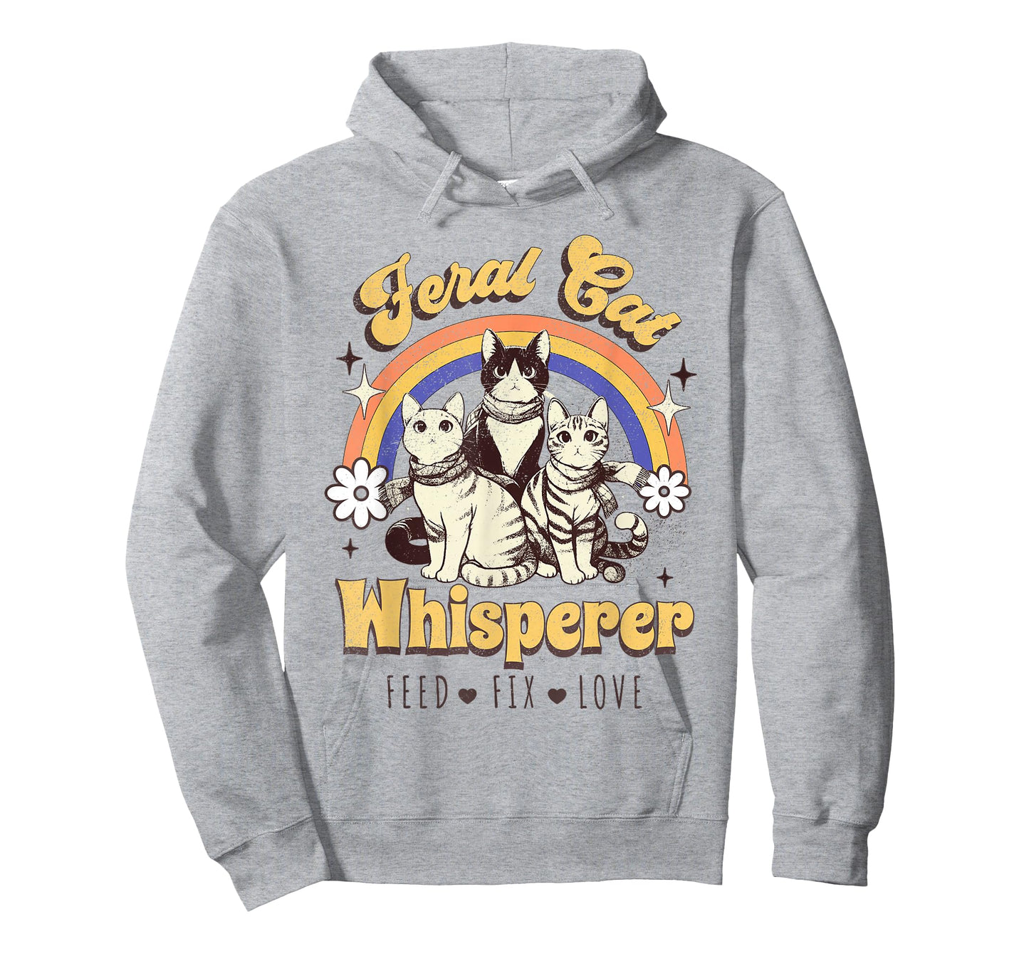 Feral Cat Whisperer Funny Cat Lover T for women, Men, Kids T-Shirt