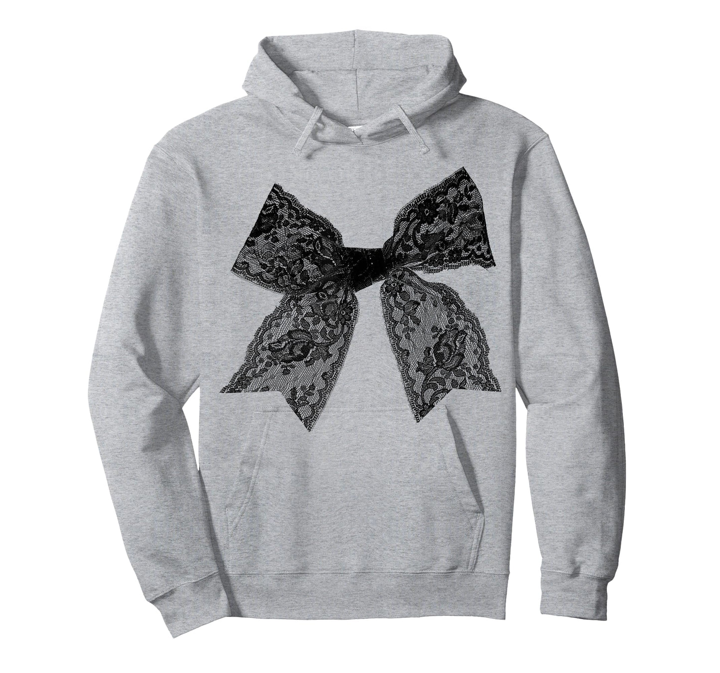 Vintage Black Lace Bow, Black Bow T-Shirt