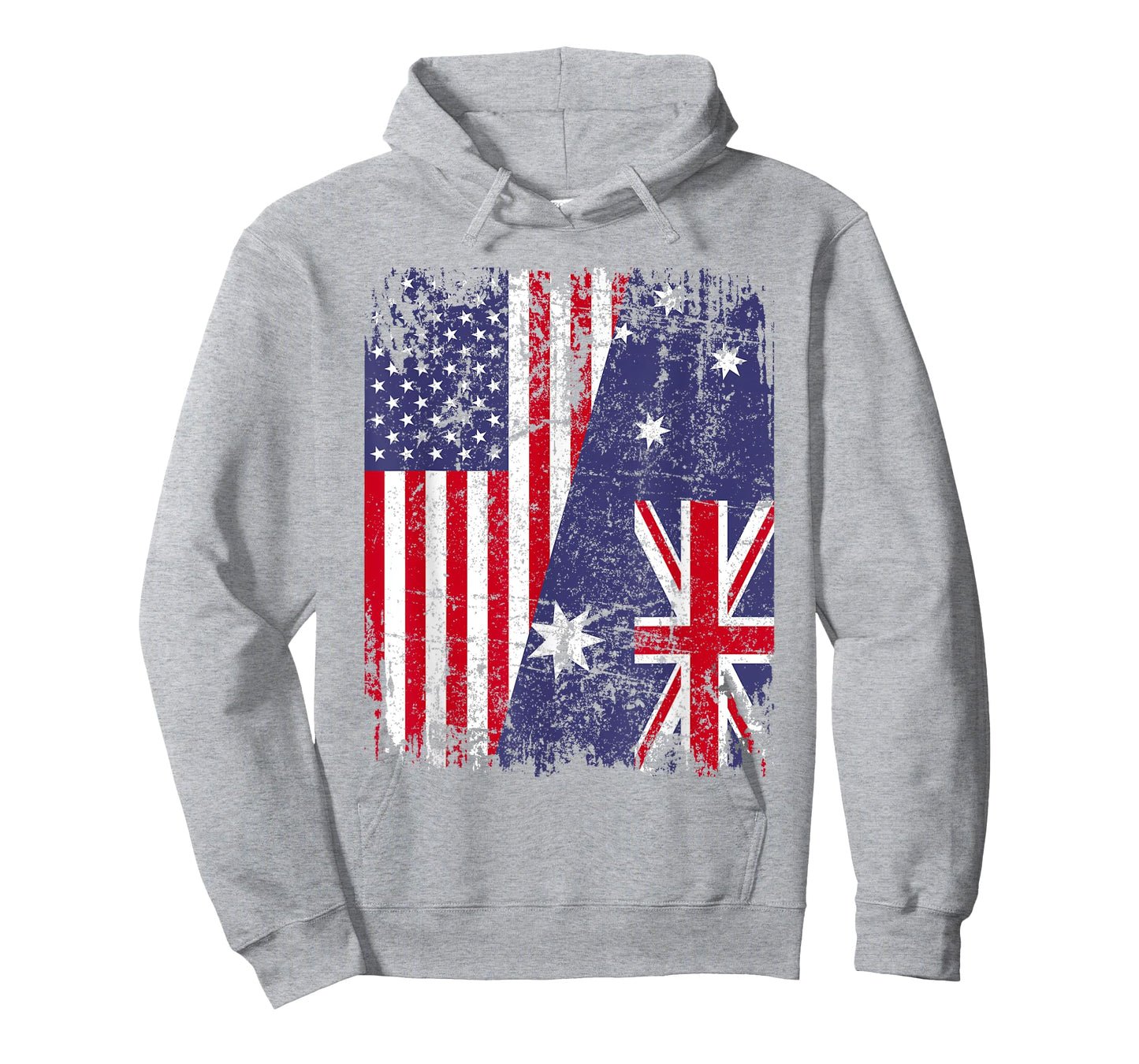 AUSTRALIAN ROOTS | Half American Flag | AUSTRALIA T-Shirt for Women Kids Men