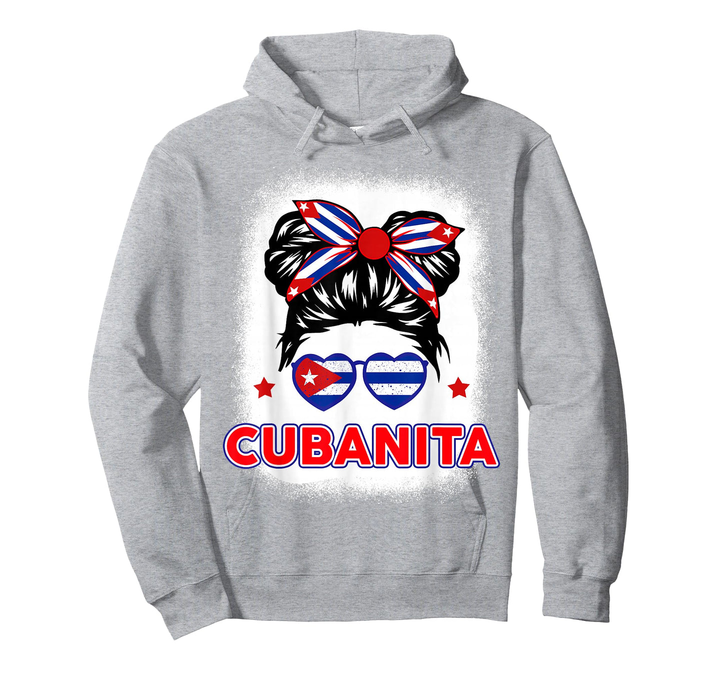 Cubanita Cuba Flag Cuban Girl Hispanic Heritage Kids Women T-Shirt
