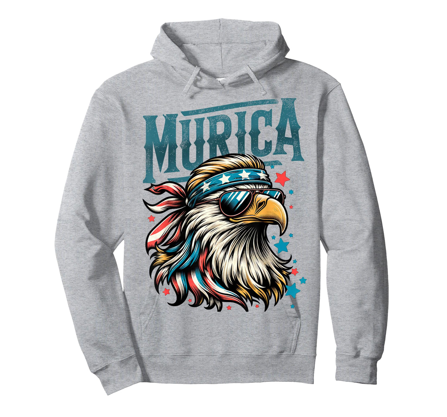 4th of July Patriotic Funny Eagle July 4th USA Murica T-Shirt