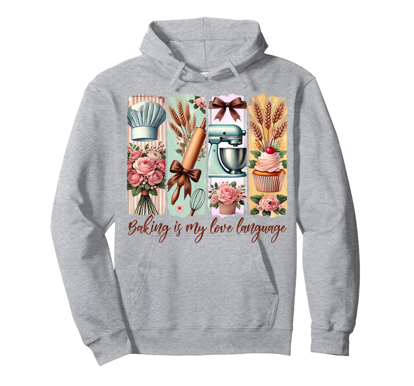 Baking Lover Baker Brushstroke Baking Is My Love Language T-Shirt