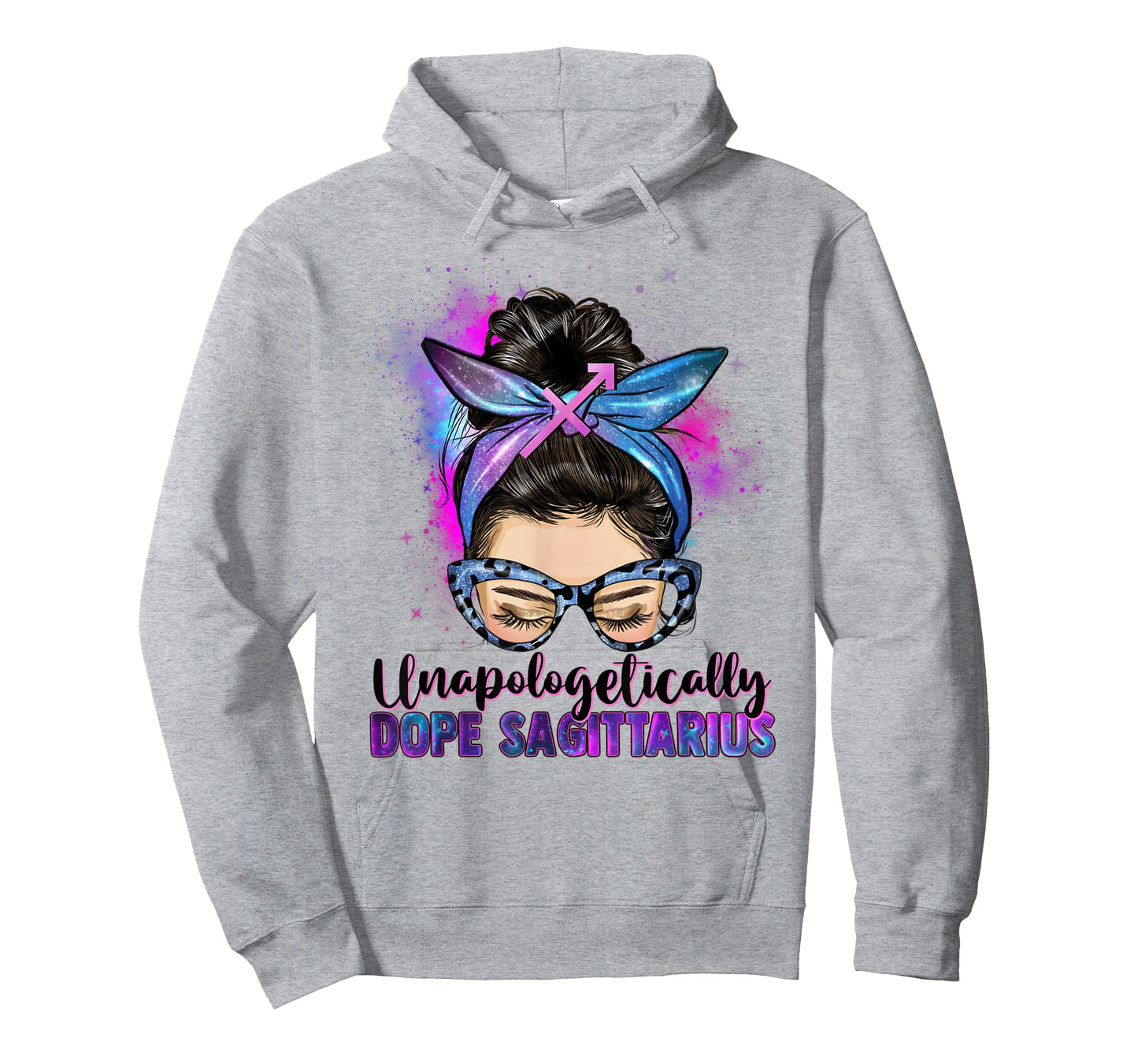 I'm A Sagittarius Queen Messy Bun Zodiac Sagittarius Season T-Shirt