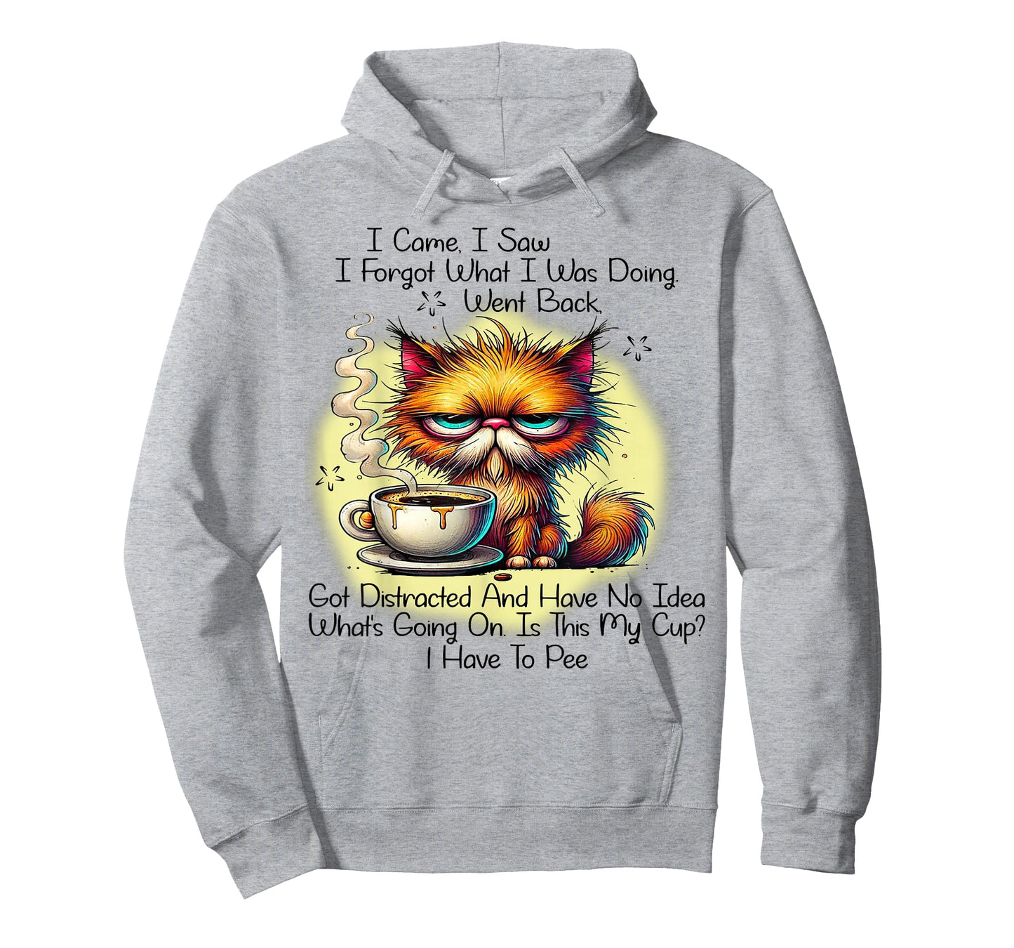 Cat I Came I Saw I Forgot What I Was Doing Went Back T-Shirt