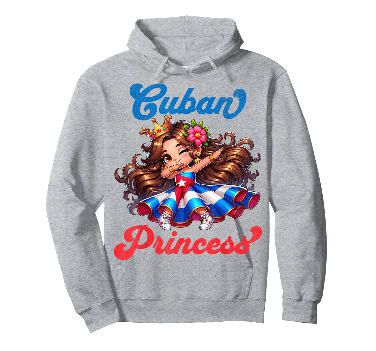 Cuban Princess Cuba Butterflies Dabbing for Girls & Kids T-Shirt