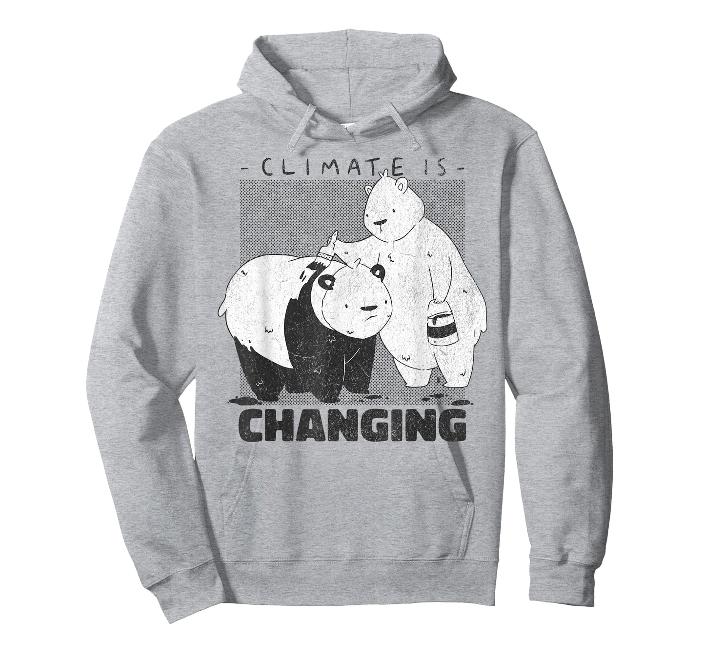 Climate is changing Bear panda Earth Lover Climate Change T-Shirt