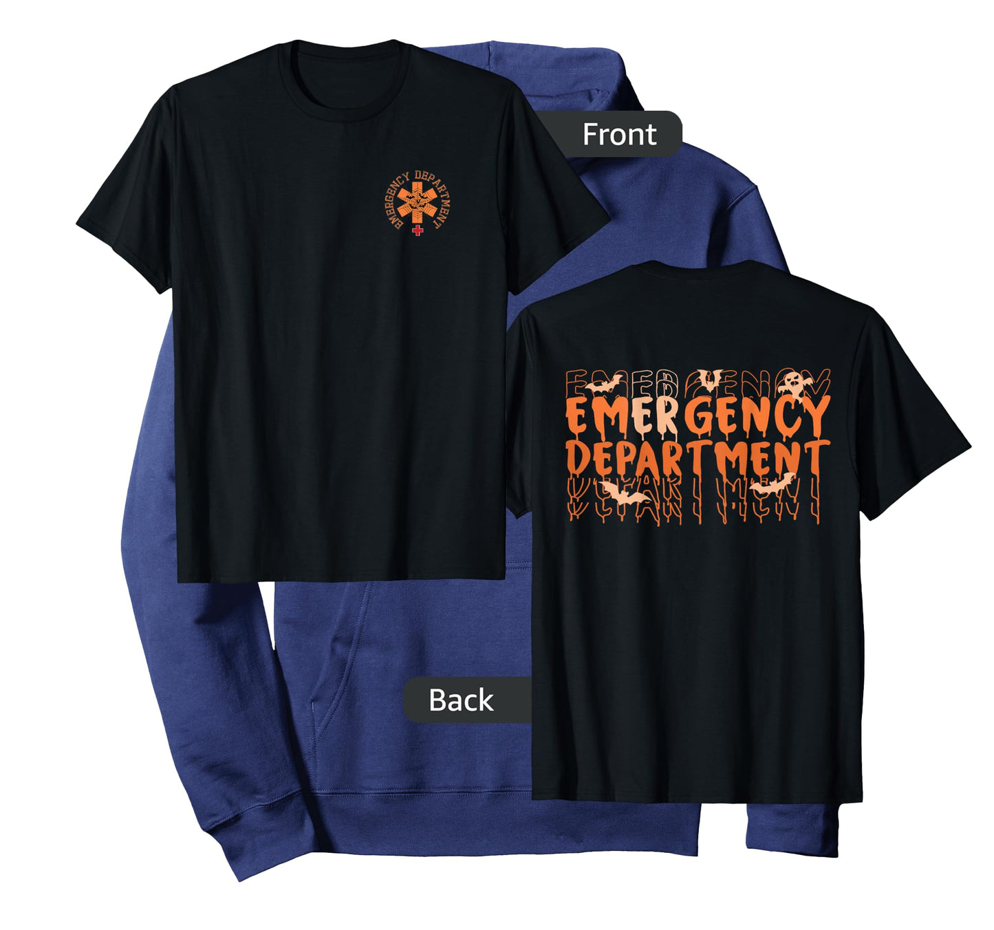 Emergency Department Halloween Emergency Nurse Halloween T-Shirt