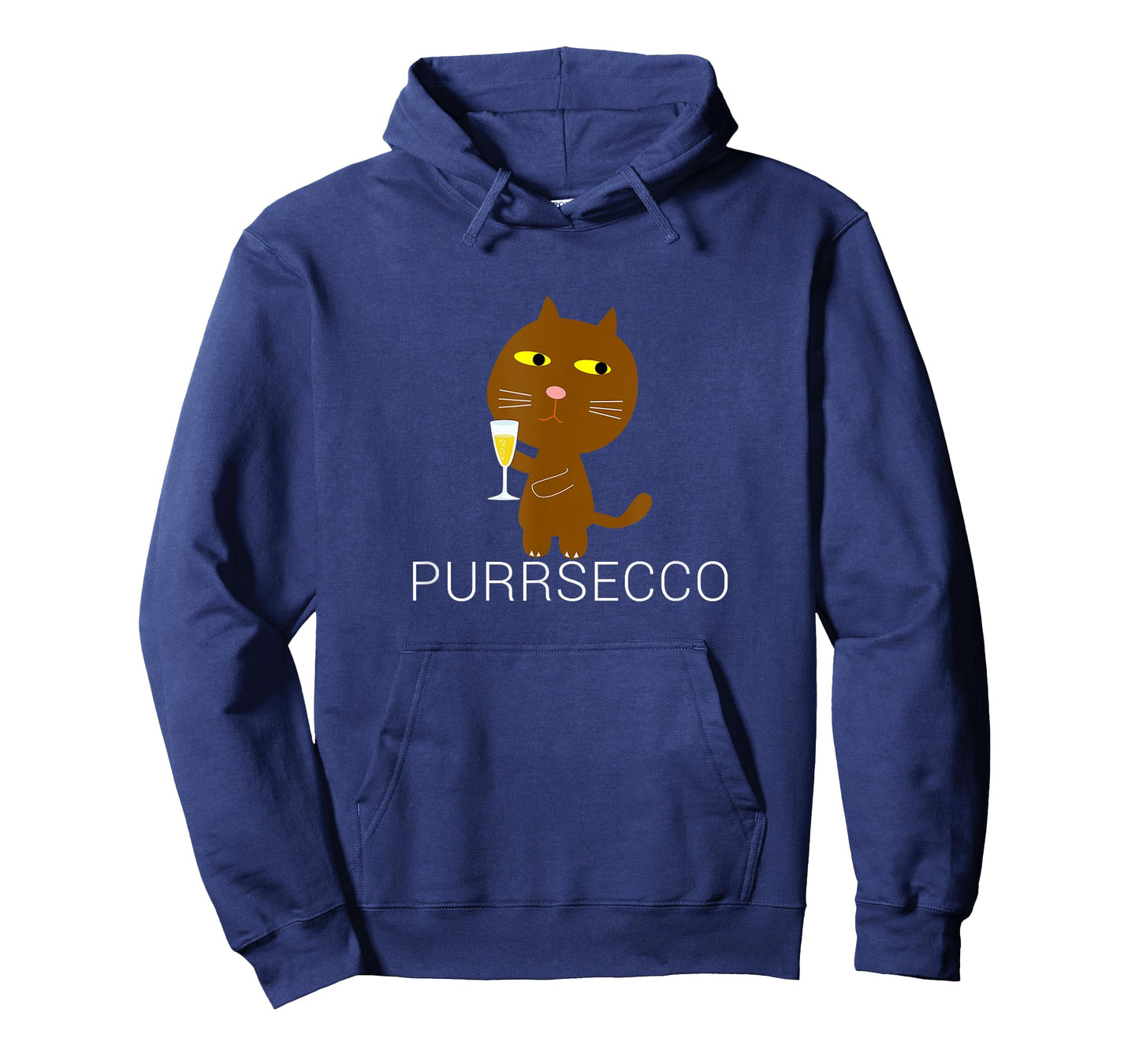 Funny Purrsecco Cat Prosecco Pun Drink Wine Drinking Gifts T-Shirt