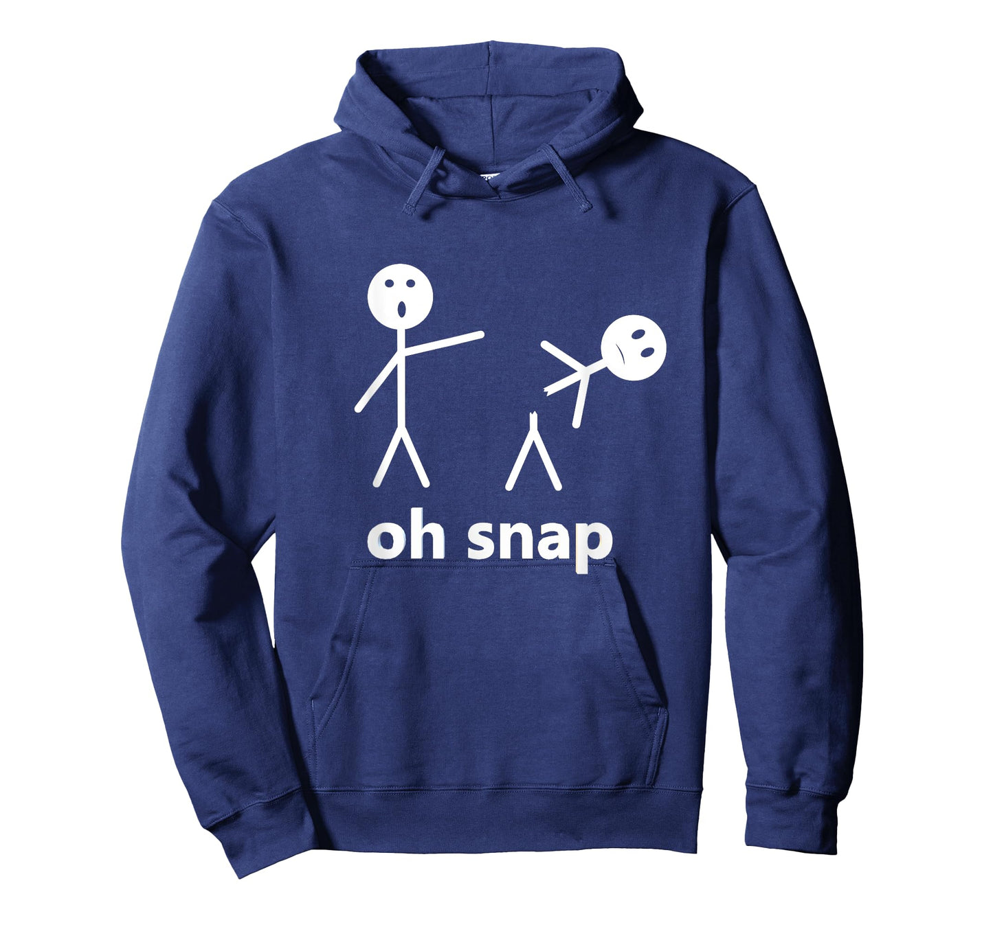 Oh Snap Funny Stick Figure Hilarious Sarcastic Humor Saying T-Shirt