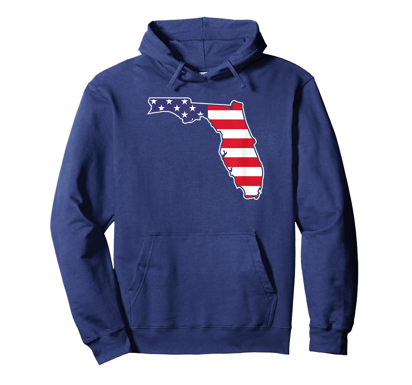 Florida USA Flag State Outline Patriotic American Women Kids Men T-Shirt
