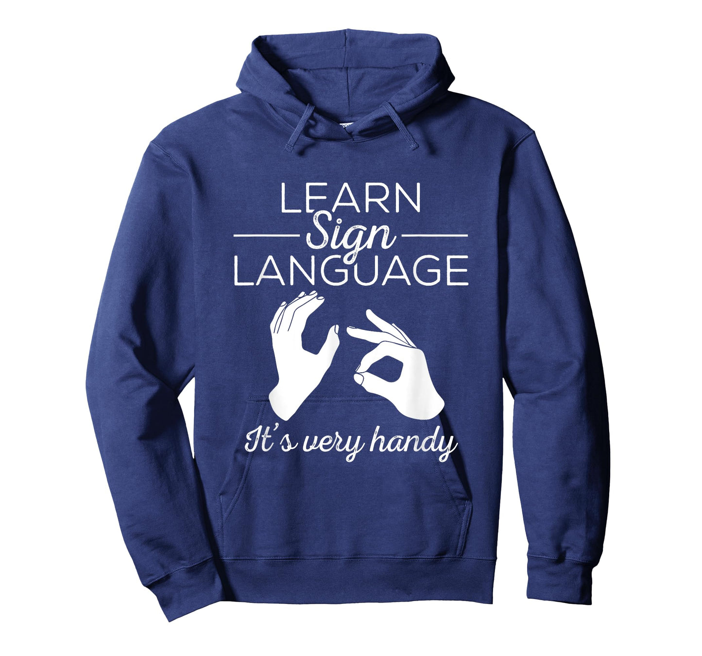 Learn Sign Language - ASL Gift Deaf Gift ASL Teacher Gift Men Women T-Shirt