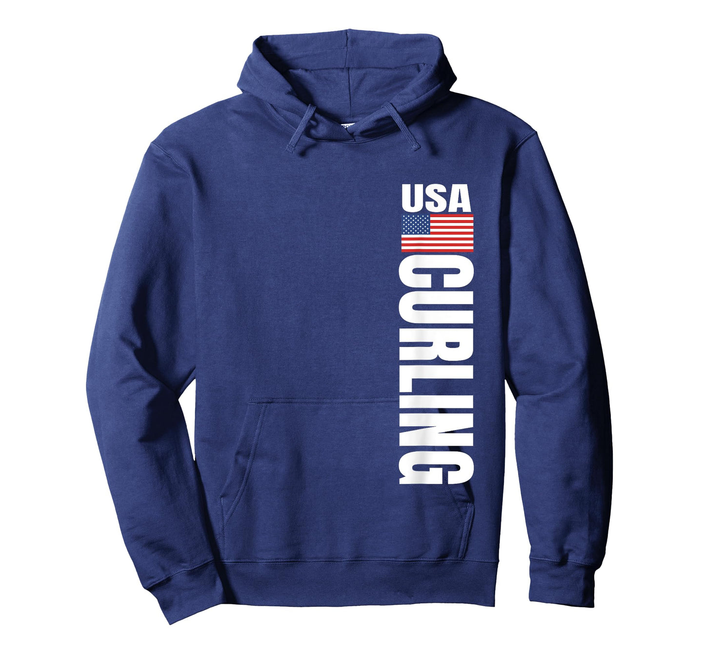 Curling USA Team American Flag Rink Women Men T-Shirt