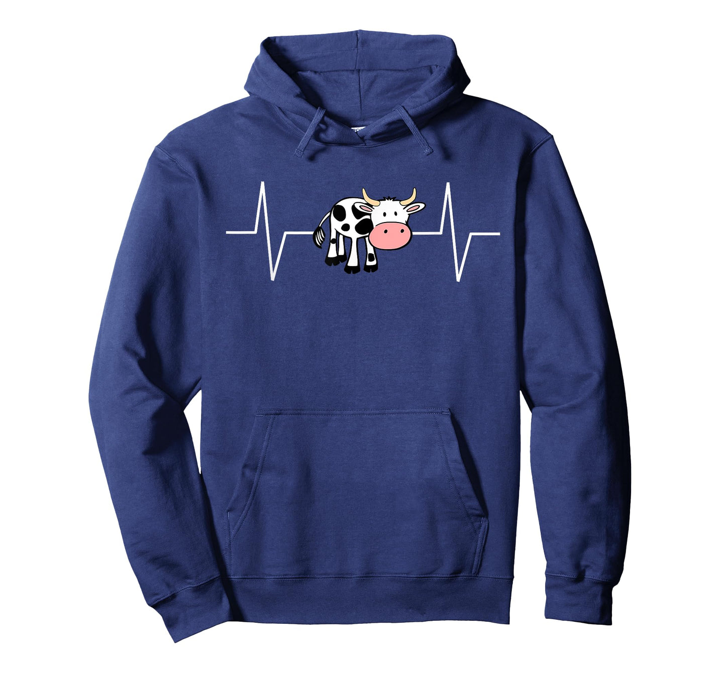 Cow Heartbeat EKG Pulse Line Cute Cow Lovers T-Shirt