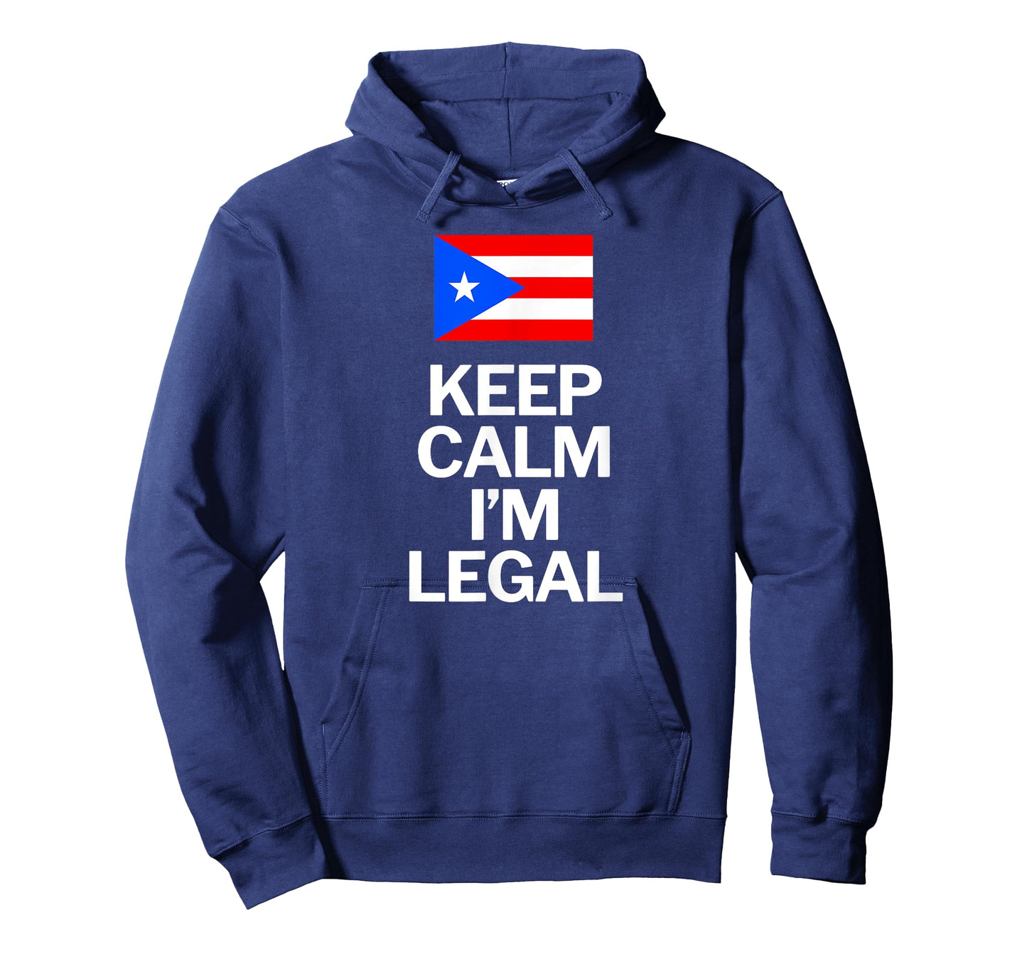 Puerto Rico Flag Keep Calm I am Legal Funny T-Shirt