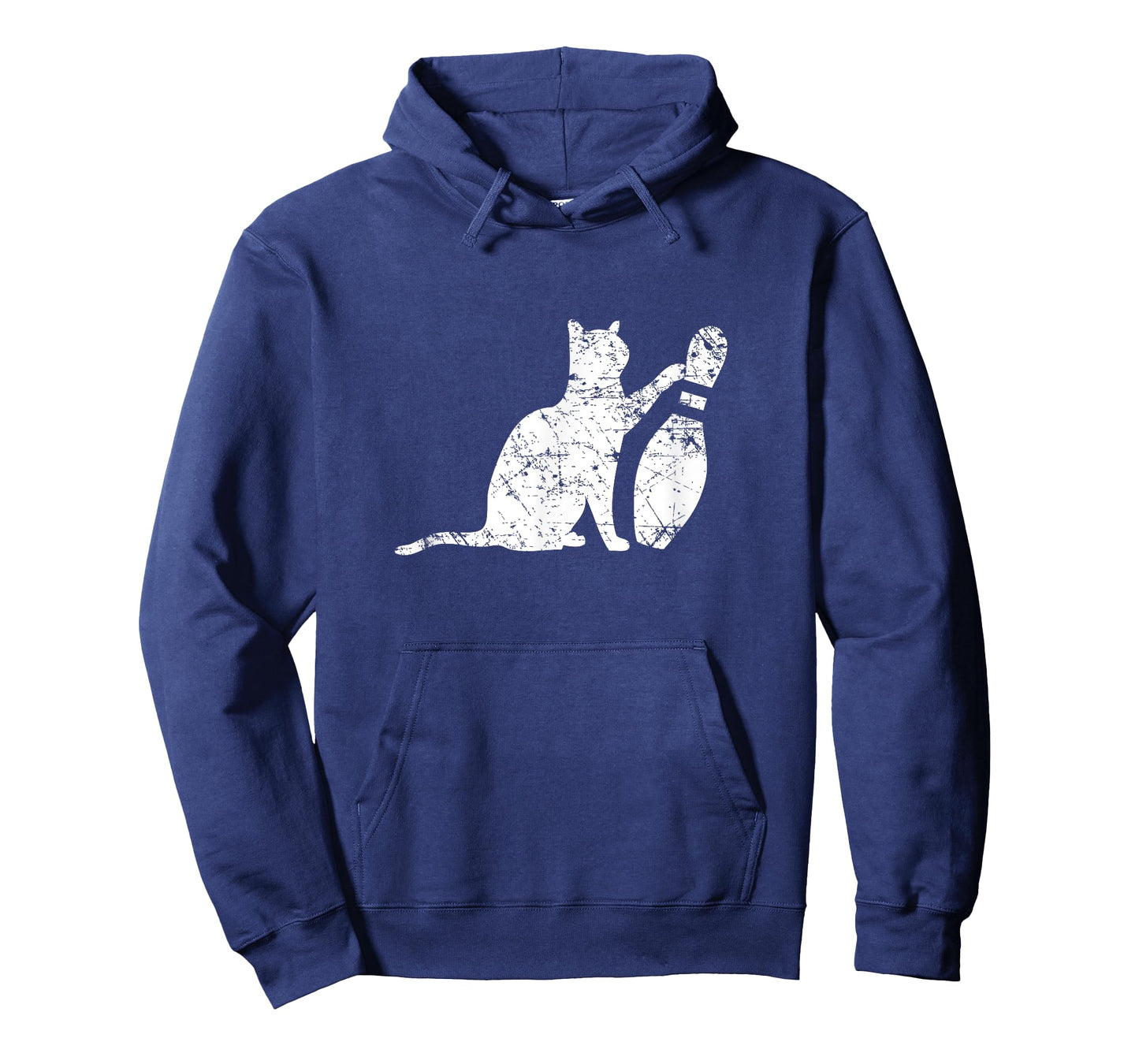 Ornery Alley Cat Tipping Bowling Pin Funny Team Gift T-Shirt