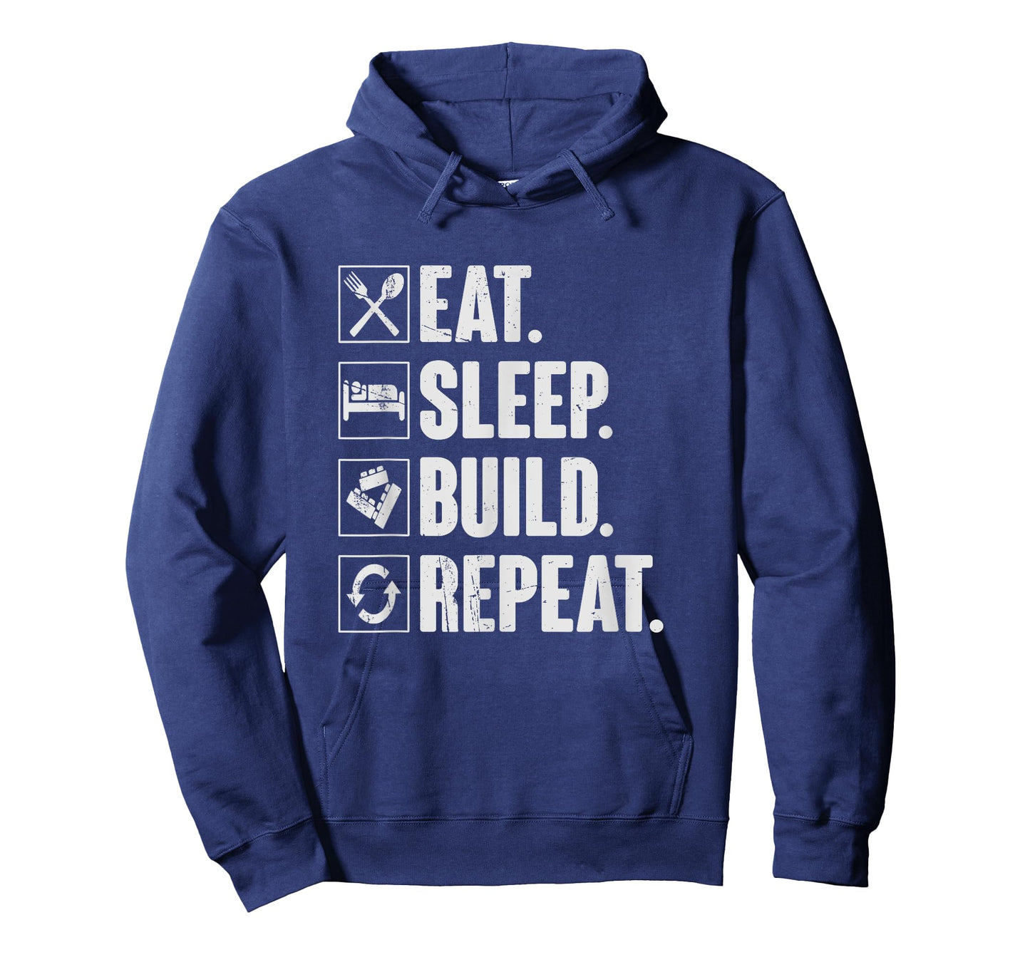 Eat Sleep Build Repeat - Funny Master Builder Block Gift T-Shirt