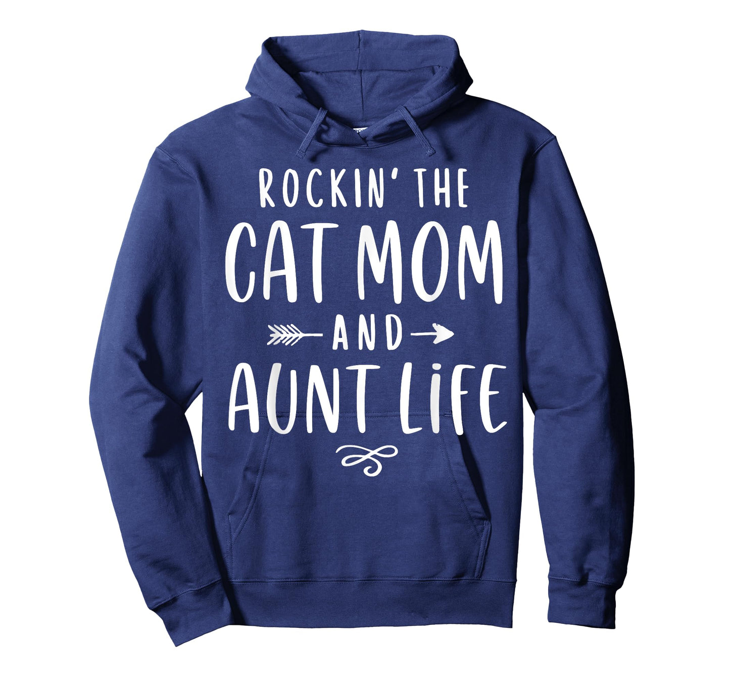 Rockin' The Cat Mom And Aunt Life Auntie Gifts Kitty Lover Men Women T-Shirt