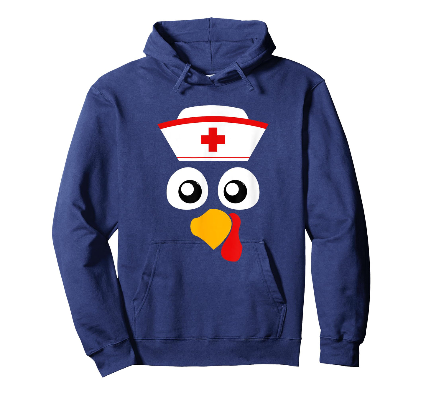 Cute Nurse Turkey Face, Nurses Cap for Thanksgiving party T-Shirt