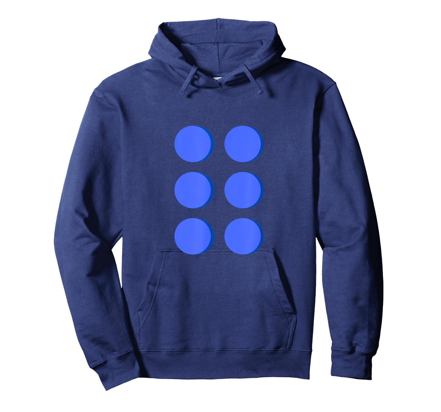 Blue Building Brick Halloween Plastic Block Costume Matching T-Shirt