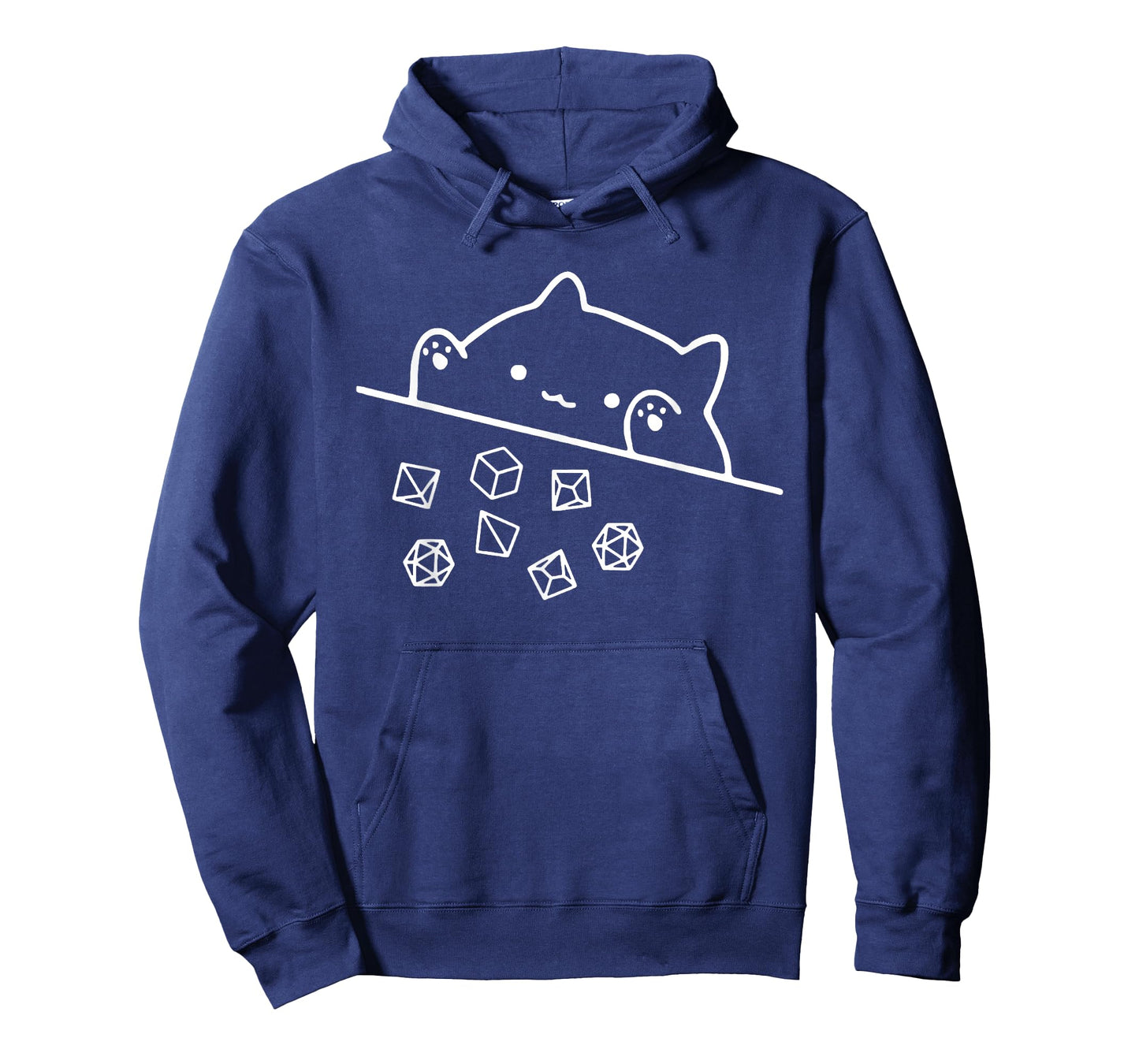Funny Cat Throwing Dice, Cat Lover Men Women Kids T-Shirt