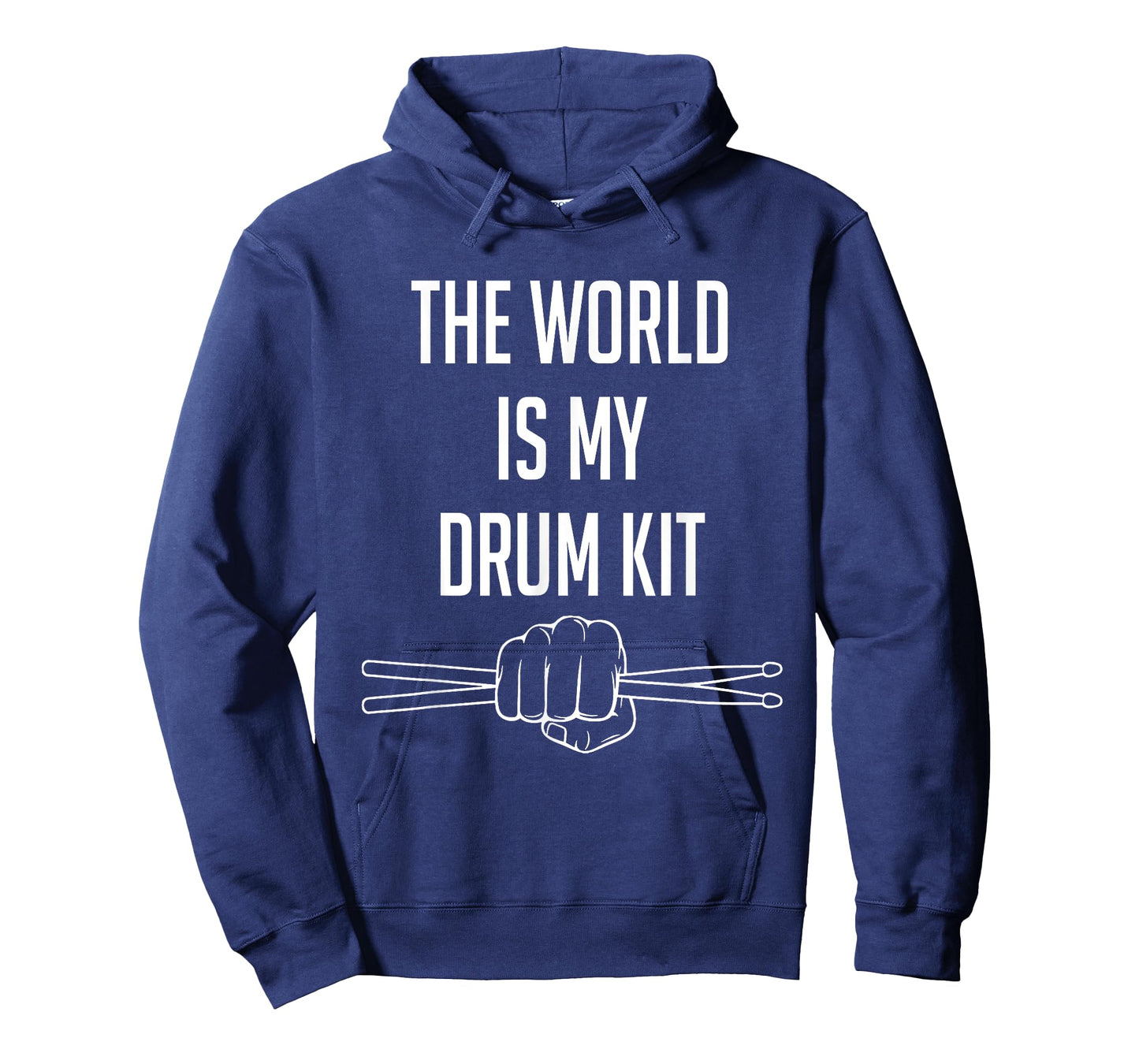 Funny Drummer Saying The World Is My Drum Kit T-Shirt