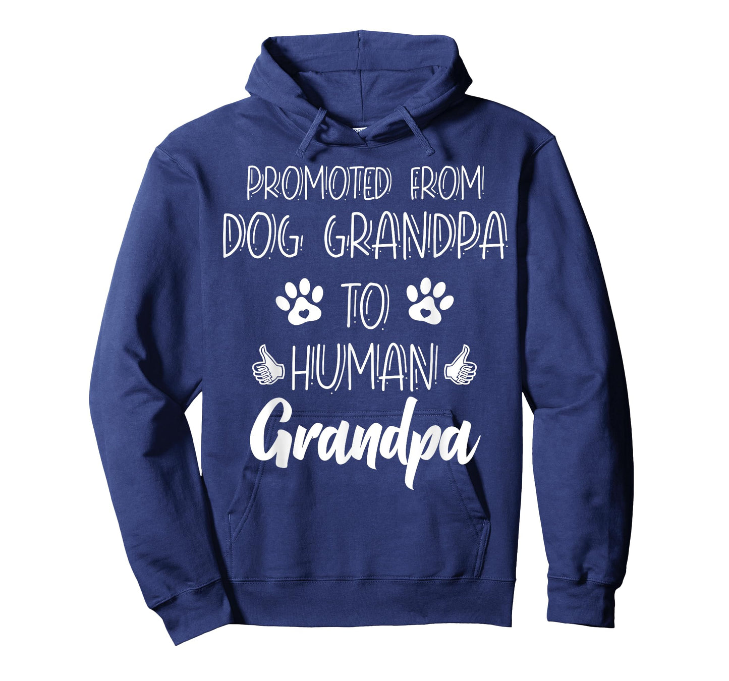 Promoted From Dog Grandpa To Human Grandpa New Grandparent T-Shirt