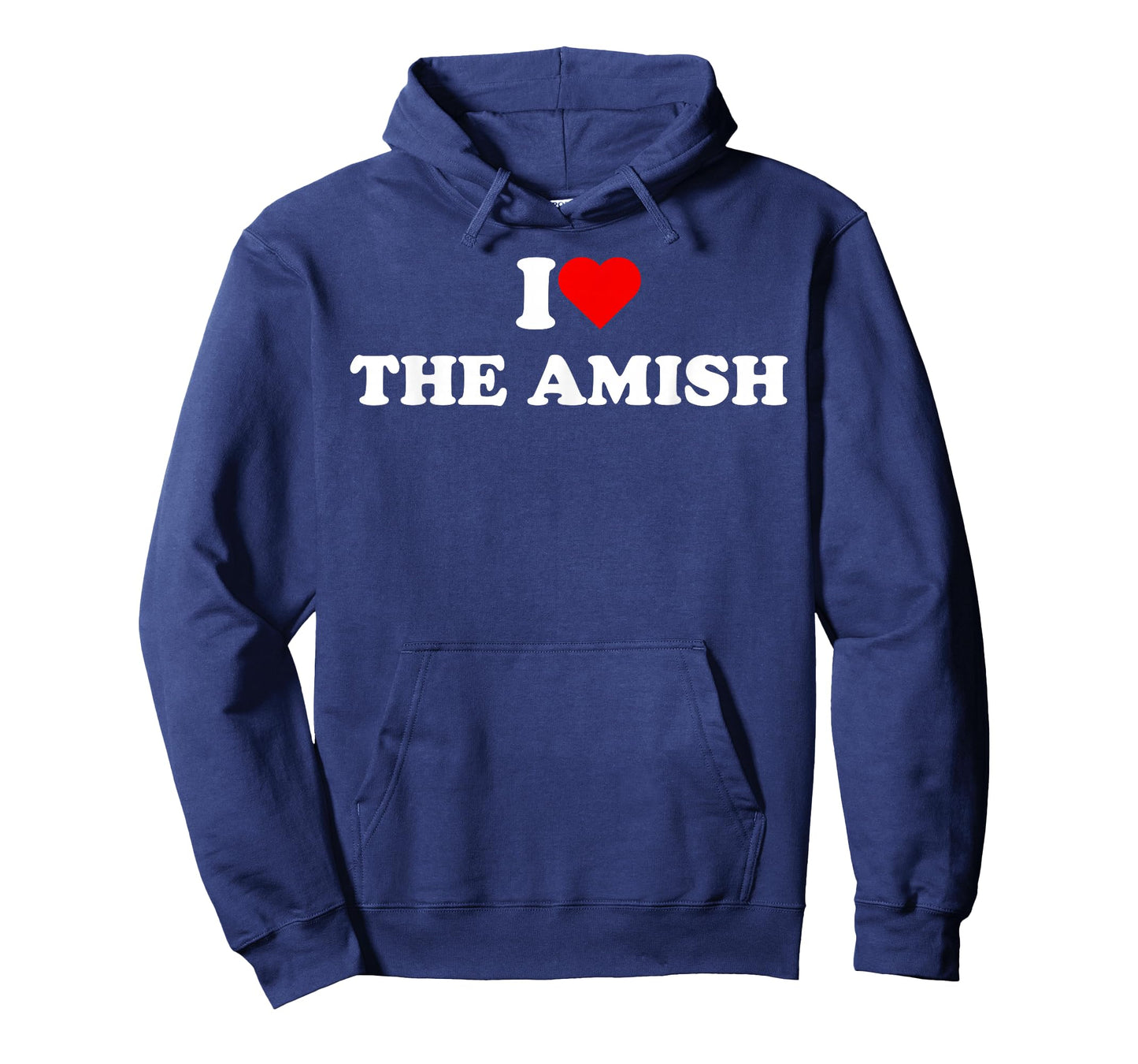 I Love The Amish Funny Retro Graphic T-Shirt