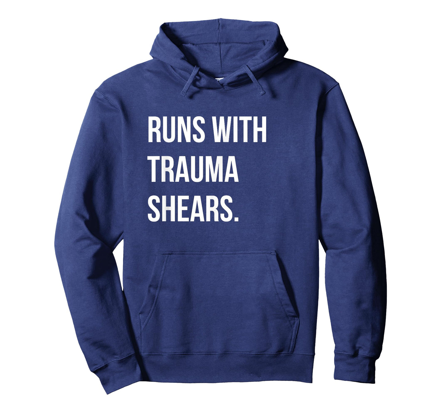 Runs With Trauma Shears Paramedic T Shirt T-Shirt