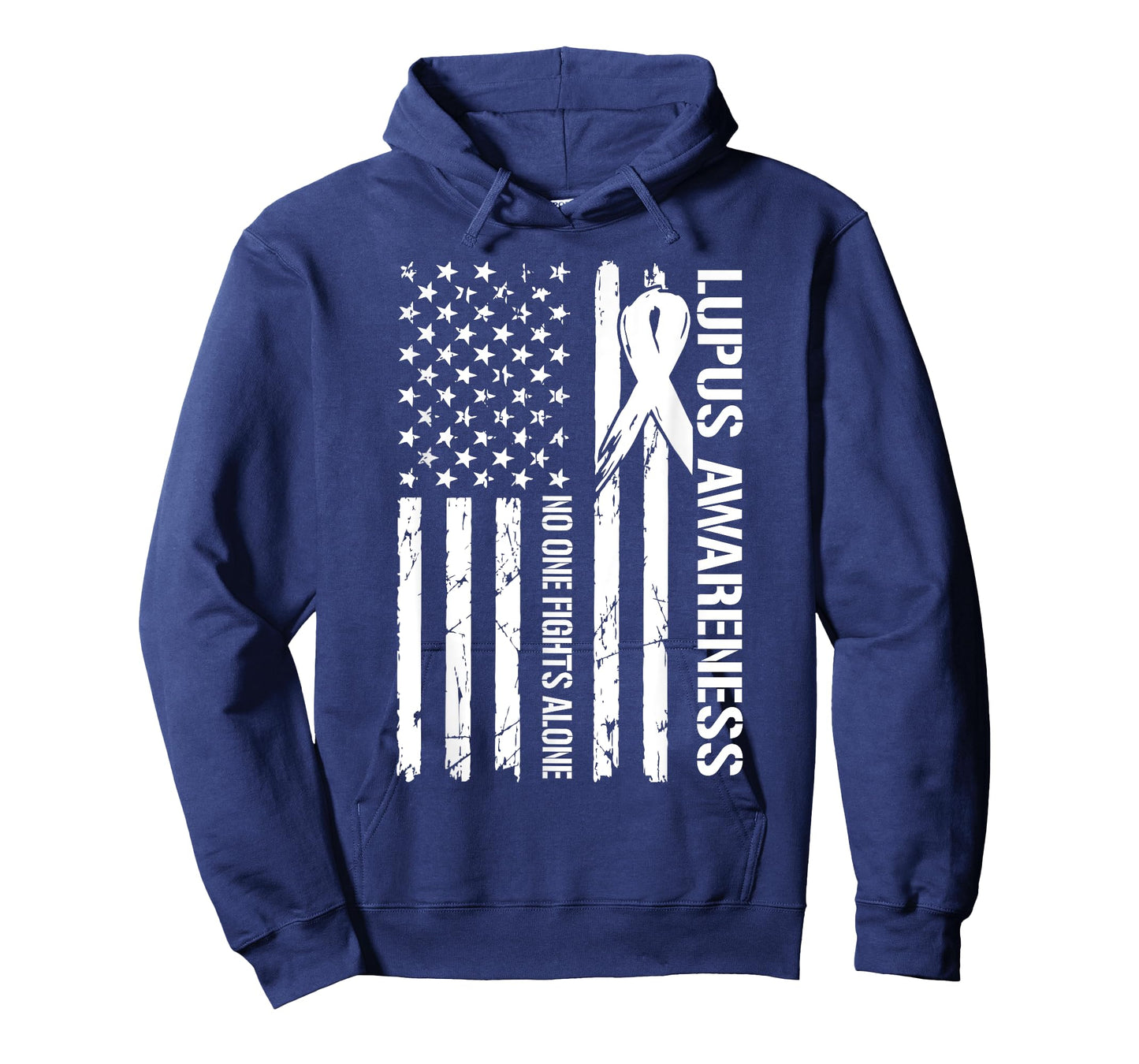 American Flag Lupus Systemic Lupus Erythematosus Awareness T-Shirt