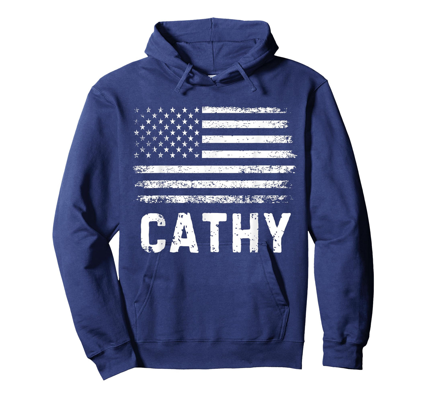 Cathy Birthday Forename Flag Personalized USA T-Shirt
