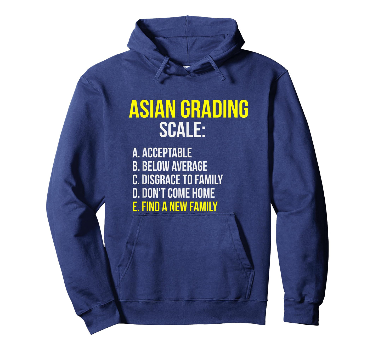 Asian Grades Career Student Funny Tiger Parenting T-Shirt