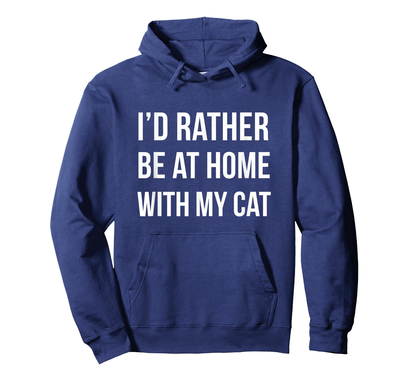 I'd Rather Be at Home with My Cat - Fun Shirt Cats Kitty Pet T-Shirt