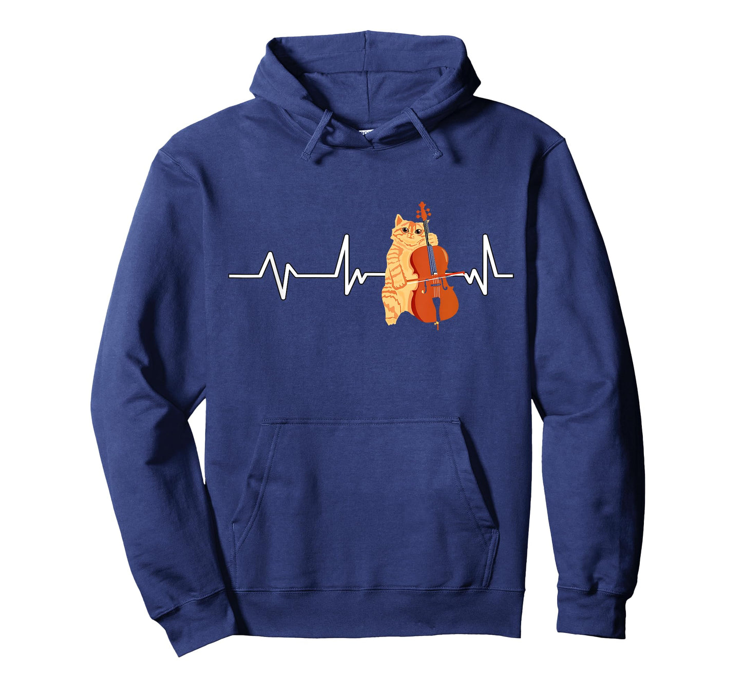 Cello Cat Heartbeat Cello Cat Gift Cello Cat T-Shirt for Men Women Girls Kids