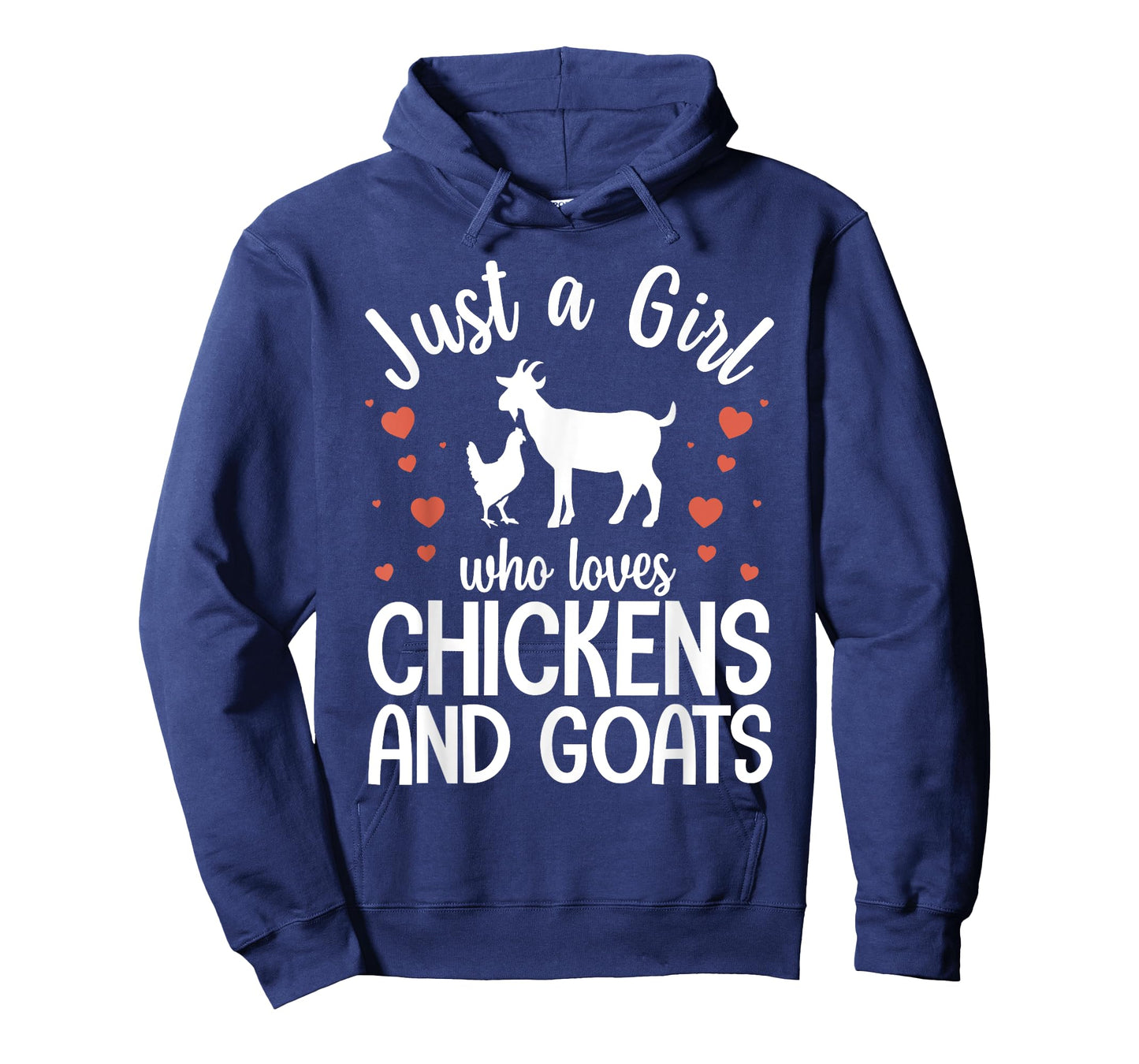 Cool Chicken Goat Design For Women Girls Pygmy Goat Lover T-Shirt