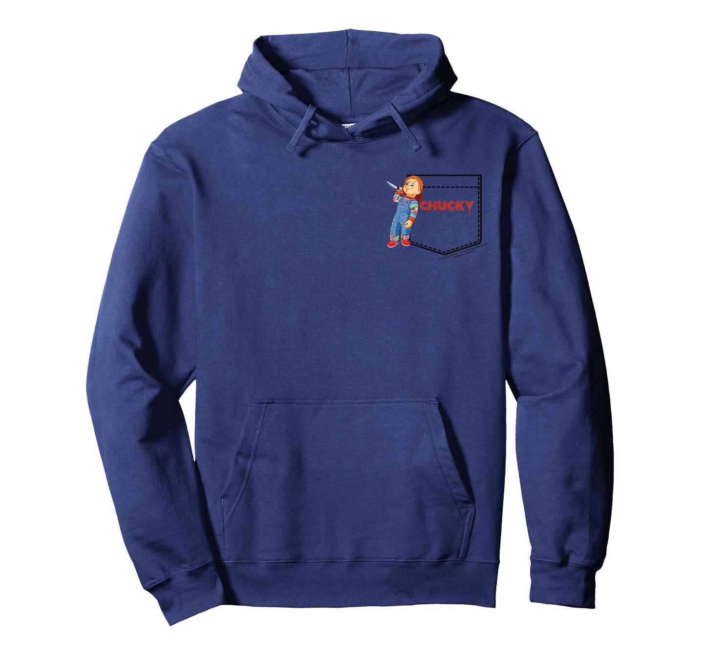 Chucky Friend Til The End Faux Pocket T-Shirt