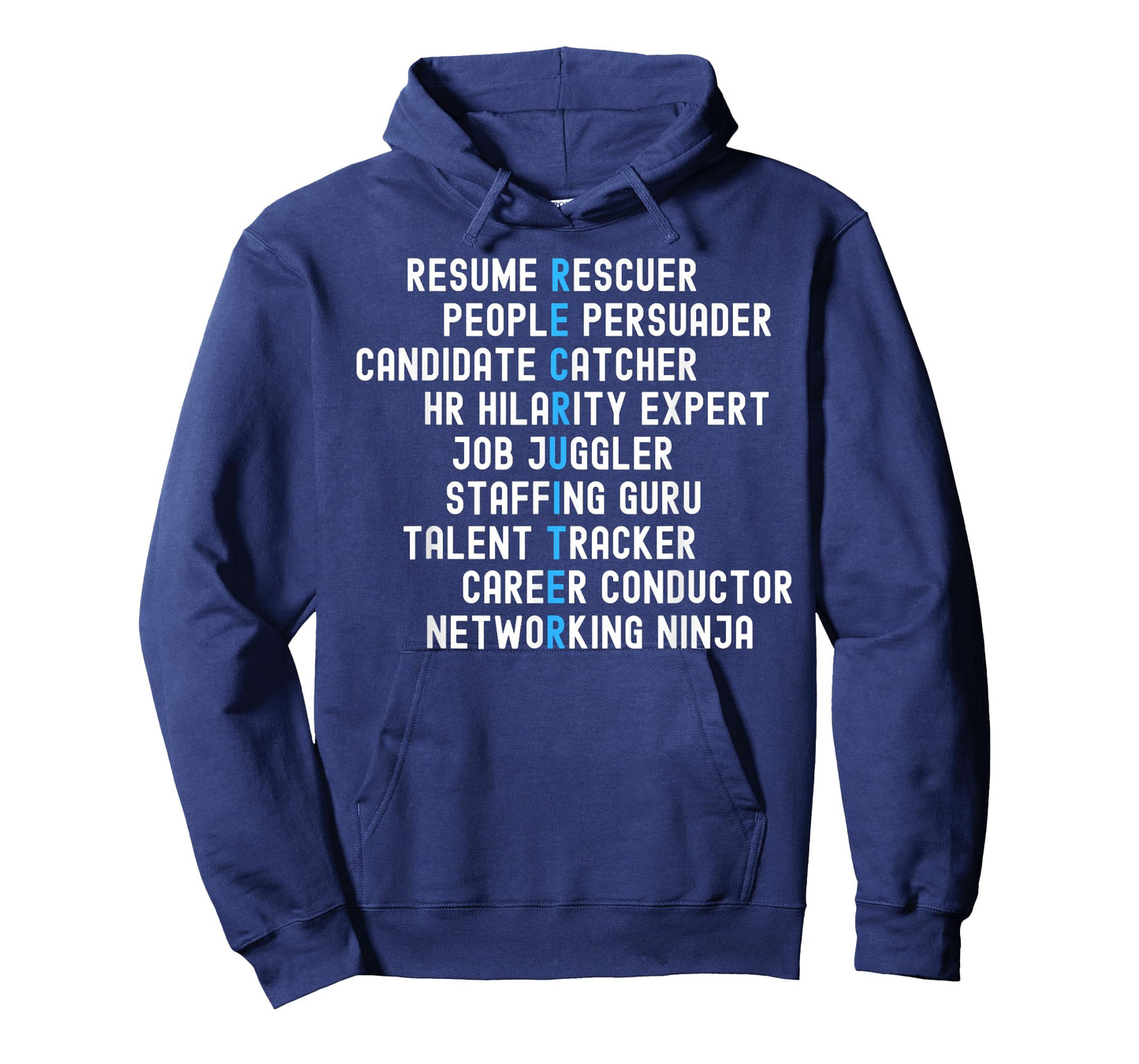 Click Like for Recruitment Funny Recruiter Definitions with Job Responsibilities Unisex-Adults Black T-Shirt