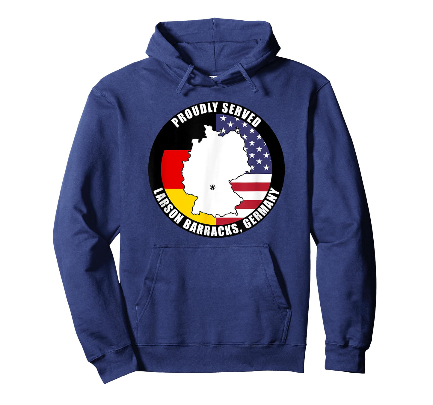 Proudly Served Larson Barracks Germany Military Veteran Army T-Shirt