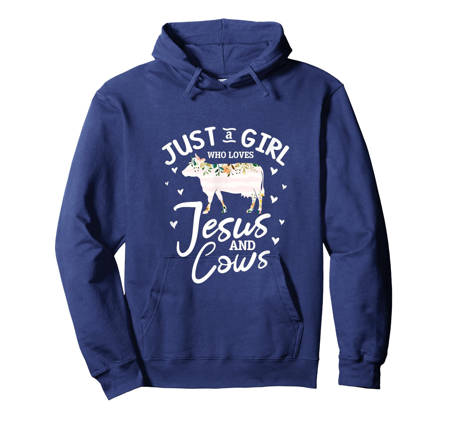 Cow Jesus Christian Just A Girl Who Loves Jesus and Cows T-Shirt