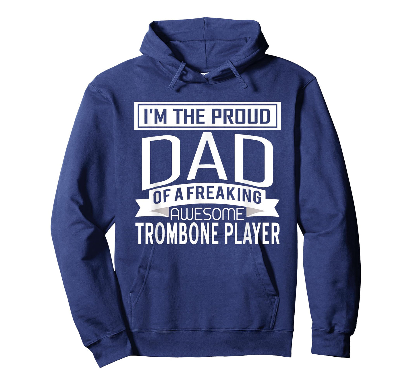 Proud Dad Awesome Trombone Player Marching Band Fathers T-Shirt