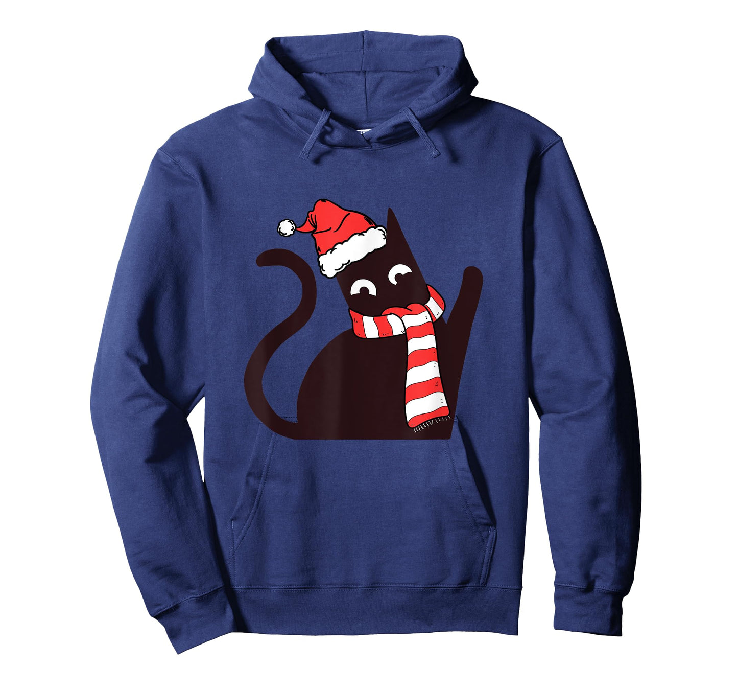 Funny Black Cat funny Merry Christmas T-Shirt