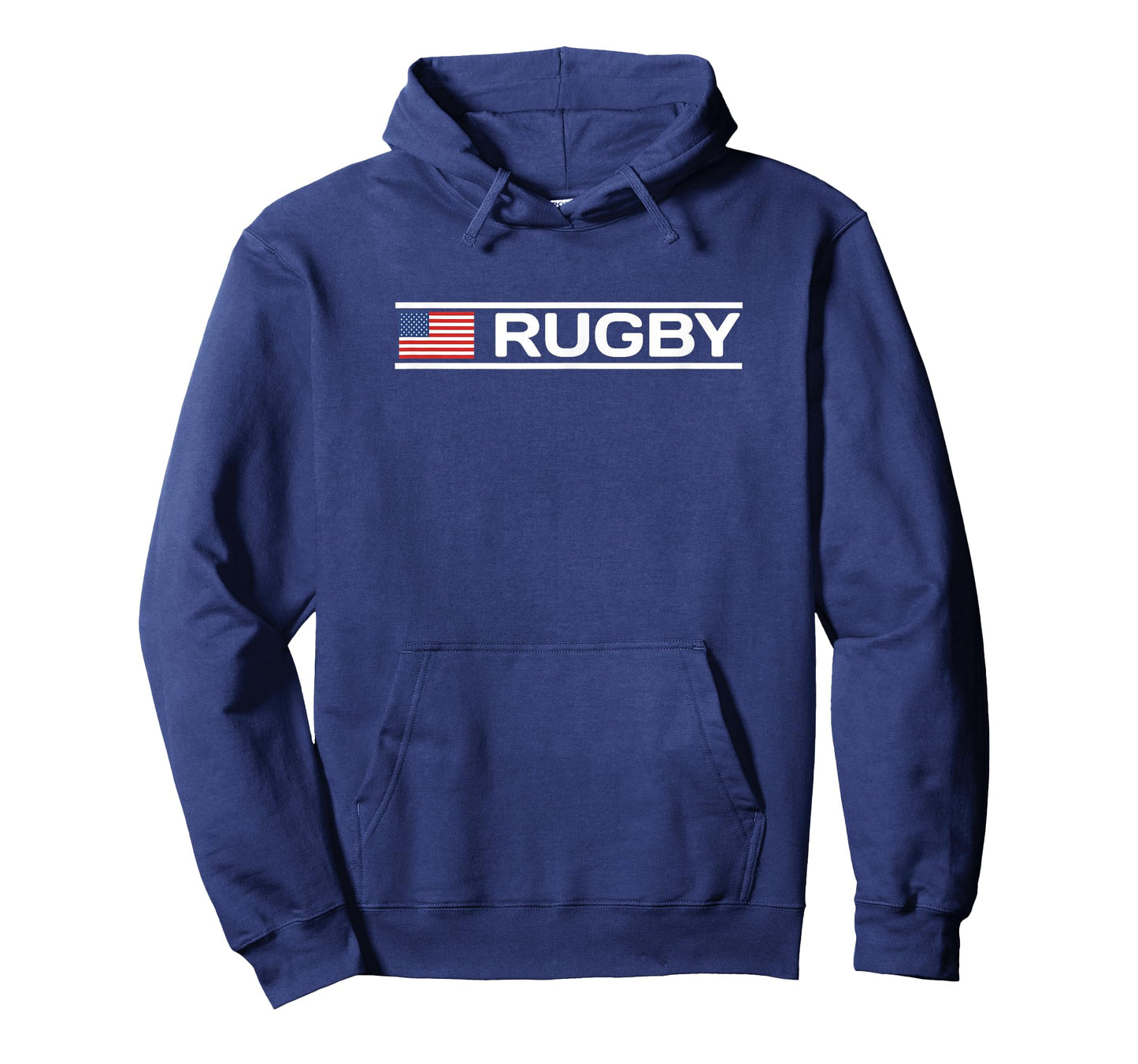 Rugby Text with USA Flag T-Shirt