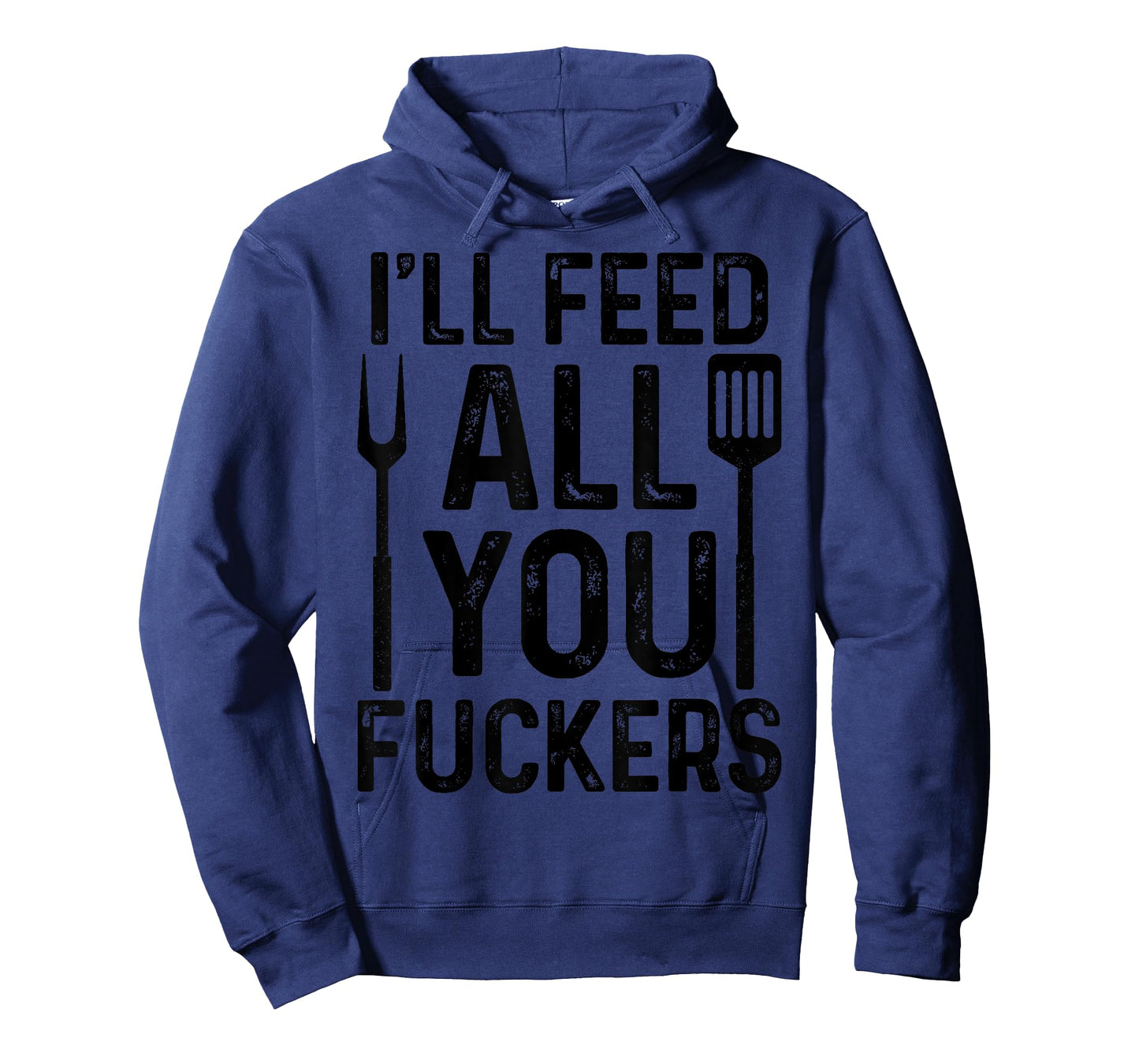 Chef I'll Feed All You F#ckers Funny BBQ Grilling Cook T-Shirt