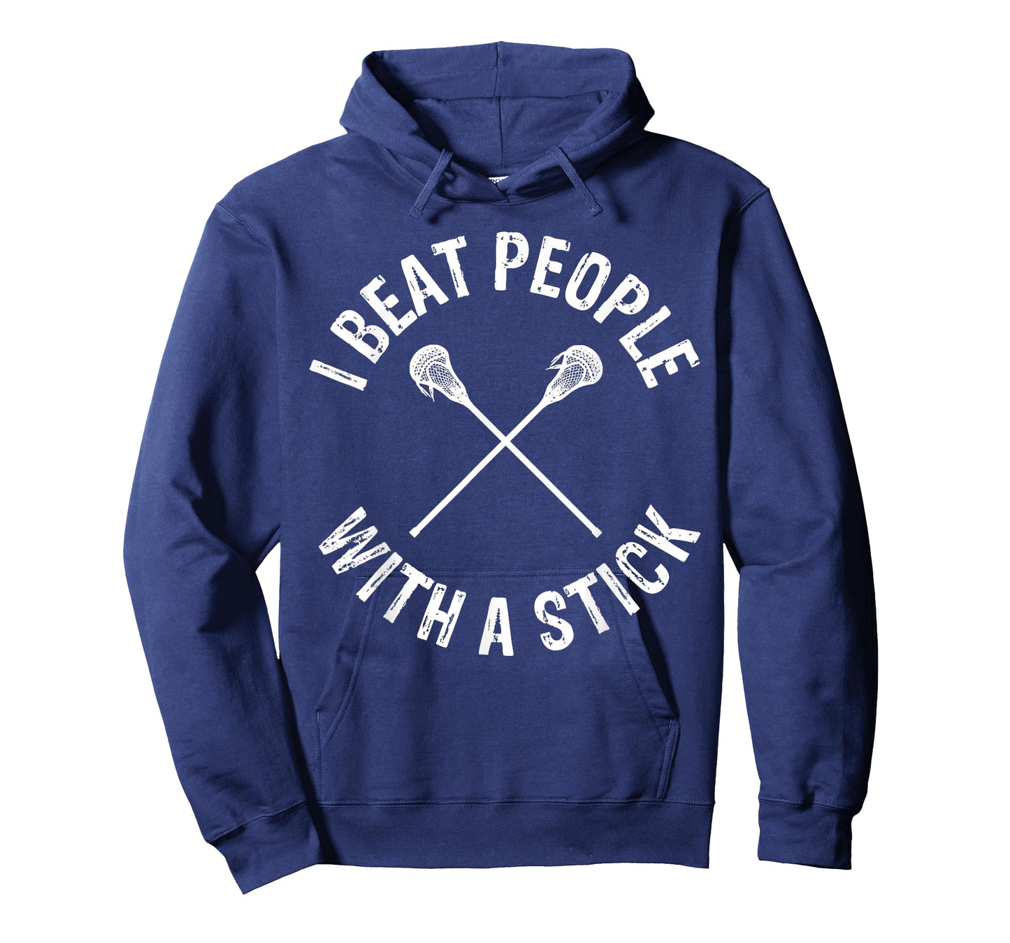 I Beat People With A Stick Funny Lacrosse T-Shirt T-Shirt