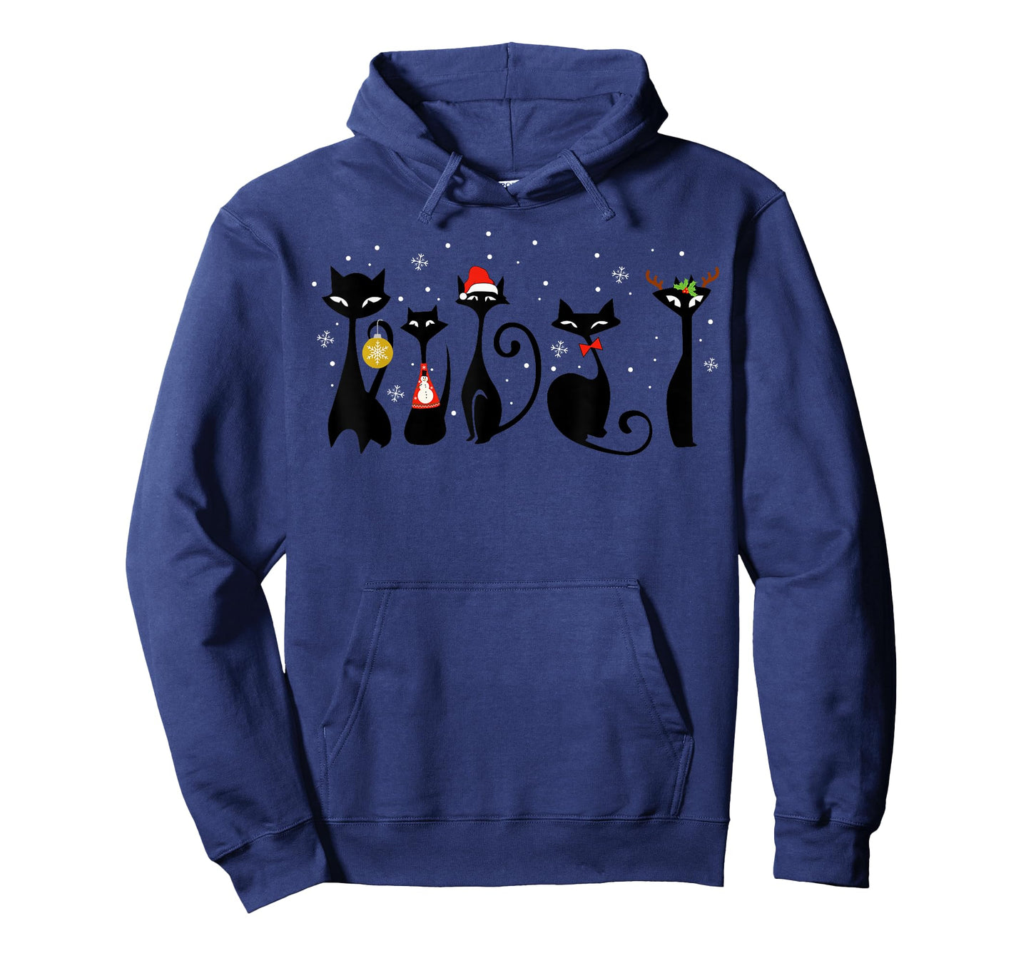Mid Century Modern Look Cats Christmas Retro 50s 60s Xmas T-Shirt